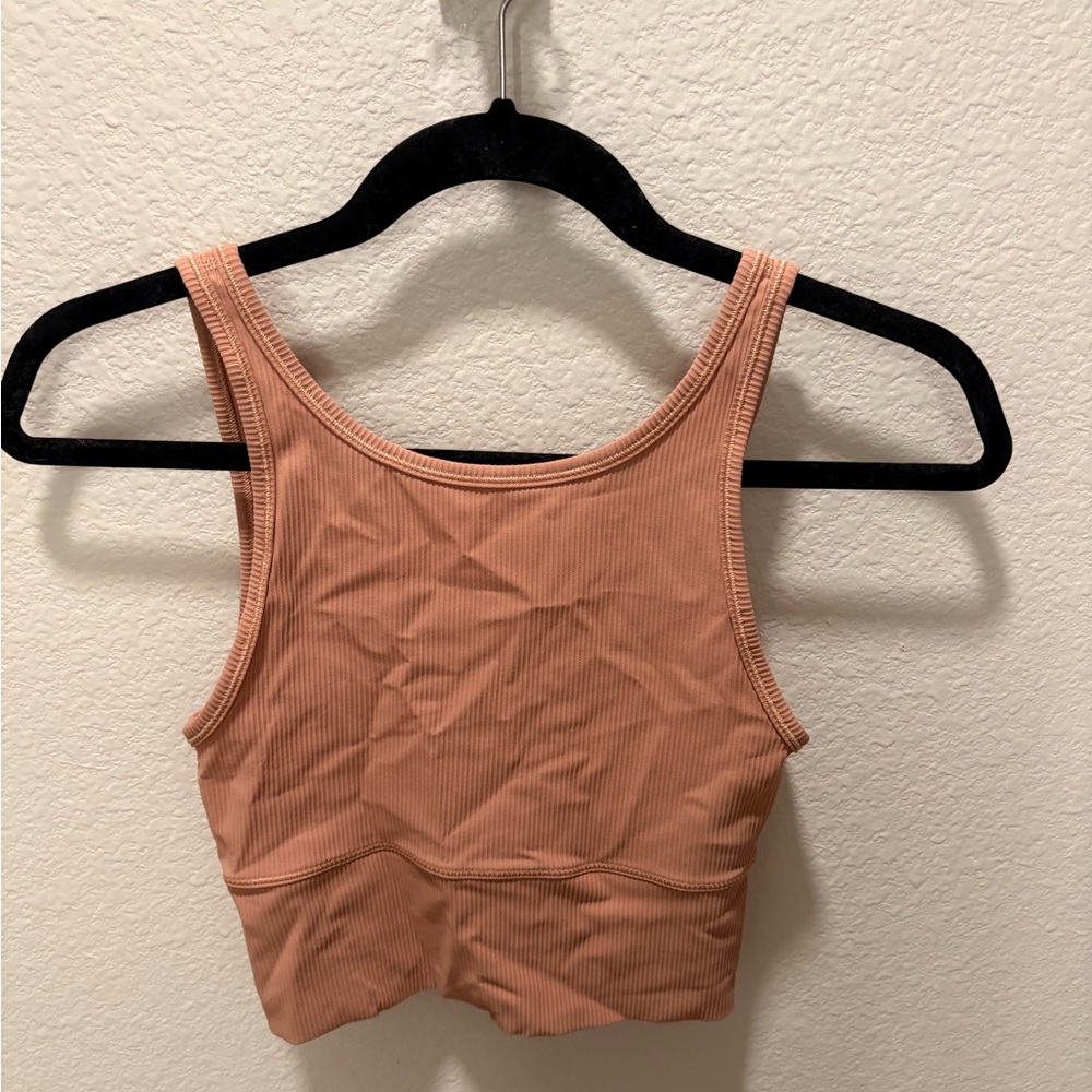 Lululemon Ribbed Pink Reversible Top